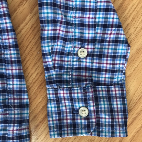 NWT 4T Ralph Lauren performance fabric button up boys plaid shirt. - Picture 4 of 10